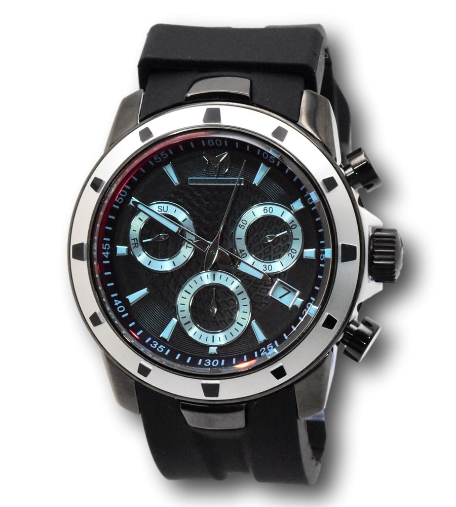 Technomarine UF6 Men's 45mm Tinted Swiss Chronograph Watch TM-615007 *Scratches