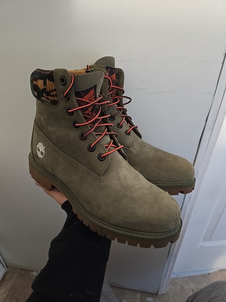 Timberland Military Green Premium Waterproof Boots A2KC5W