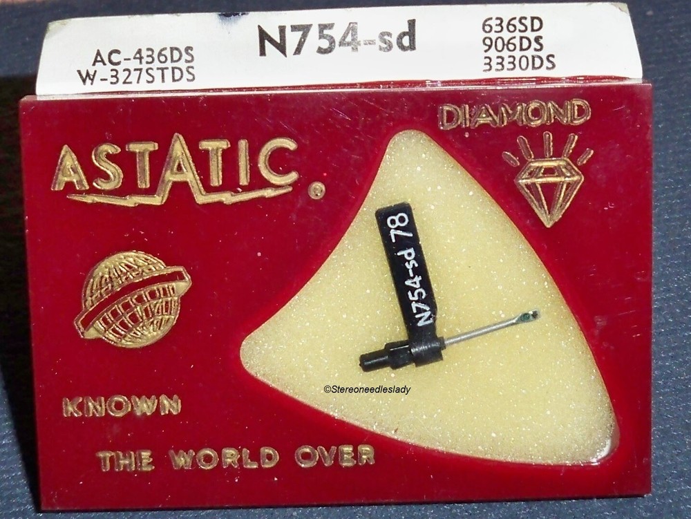 Astatic N754-SD Phono Needle for VARCO Vaco LPS 862-DS73 TN2H TN20 Turntable