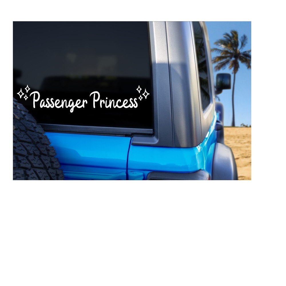 Passenger Princess~Vinyl Decal/Sticker Car Truck 8
