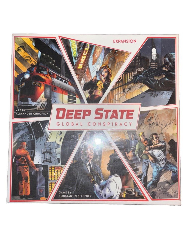 Crowd Games Deep State: New World Order Global Conspiracy Expansion pack - NIB