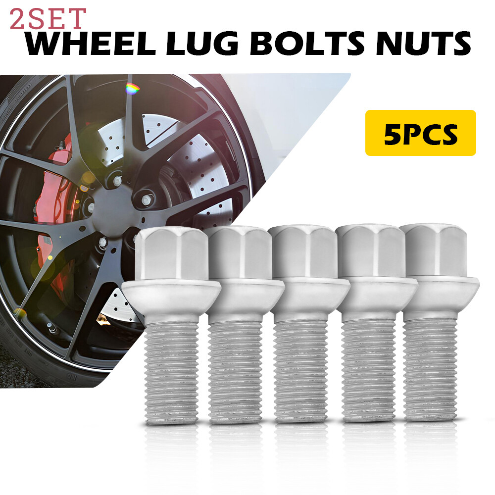 10x Wheel Lug Bolts Nut For Mercedes Benz CLK320 CLK350 CLK500 CLK55 CLK63 CLS35