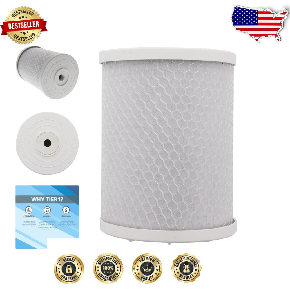 NSF Certified Carbon Block Filter Boosts Water Quality with Easy Installation