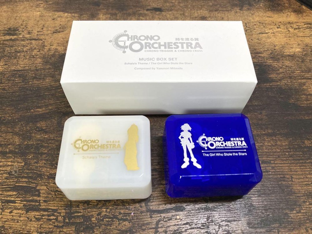 Chrono Trigger Chrono Cross Orchestra Music Box set Limited Edition