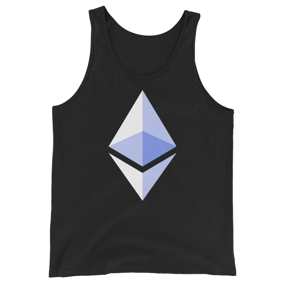 ETH Ethereum Cryptocurrency Symbol Men's Tank Top Shirt-image