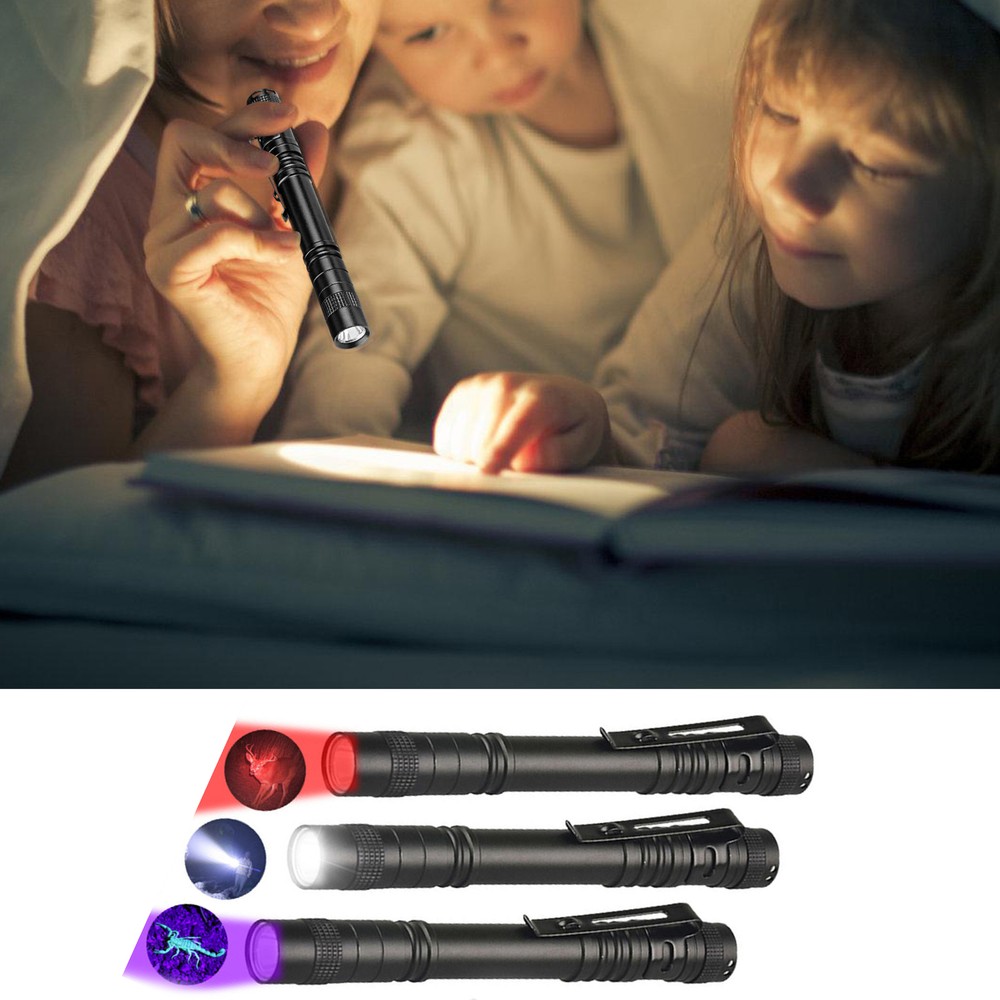 Compact Mini LED Pen Light with Three Modes for Outdoor and Handheld Use