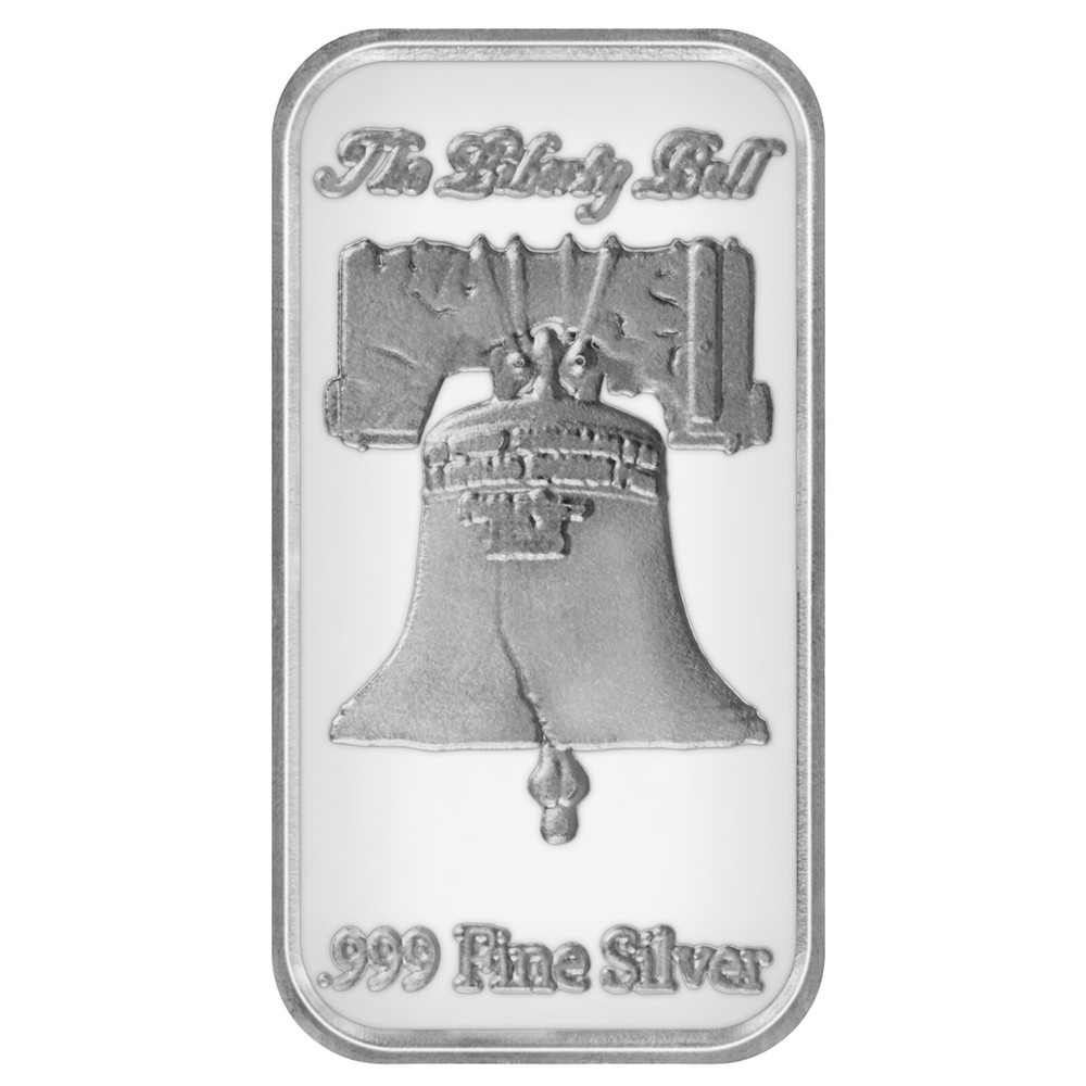 Lot of 20x 1g .999 Fine Silver Liberty Bell Bars