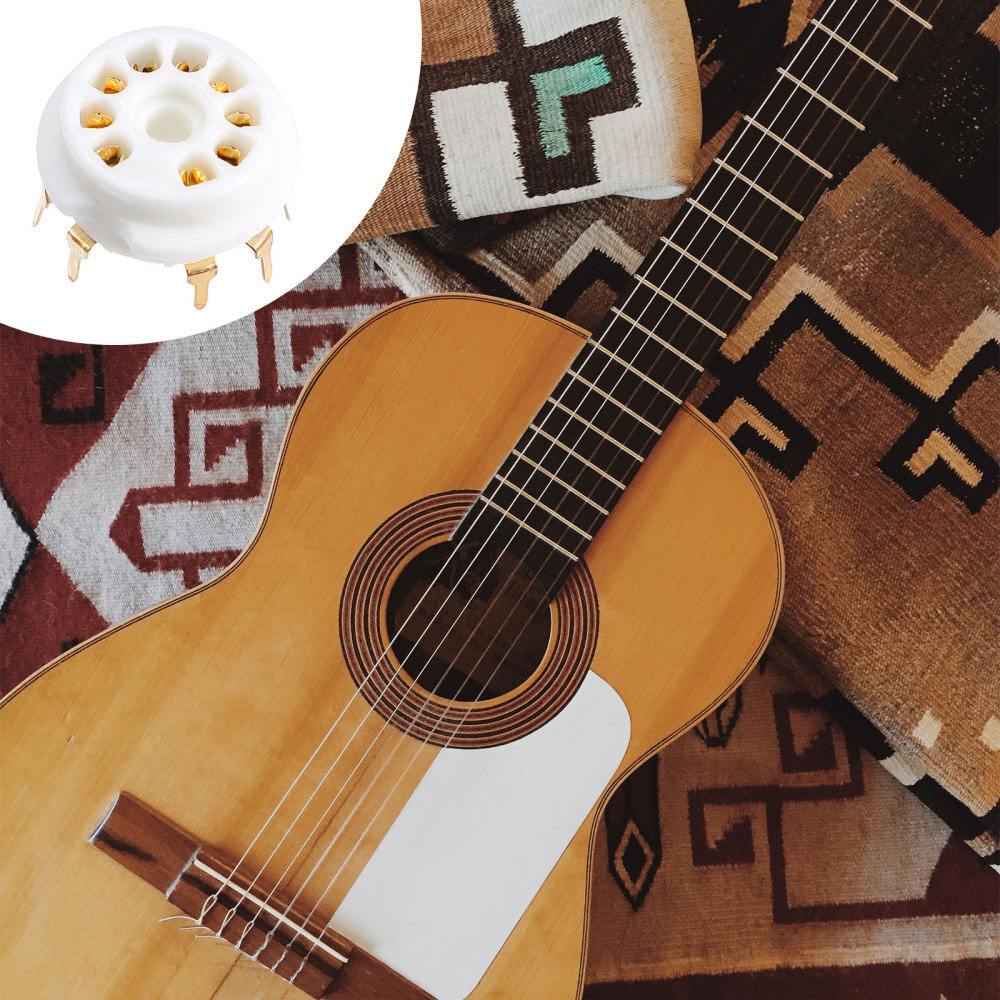 4 Pcs Kit Amplifier Nine-pin Tube Holder Electronic Socket PCB