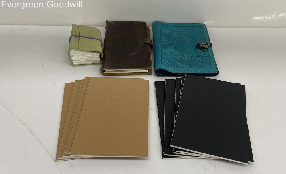 Vintage Leatherbound Journals and Notebooks Collection  