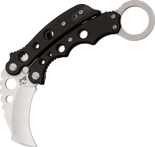 Mantis Vuja De Karambit MK4 Black Folding Knife with 2