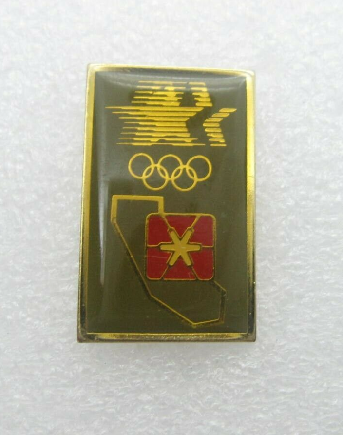 Vtg 1980 LA Olympic California Lapel Pin (B539)