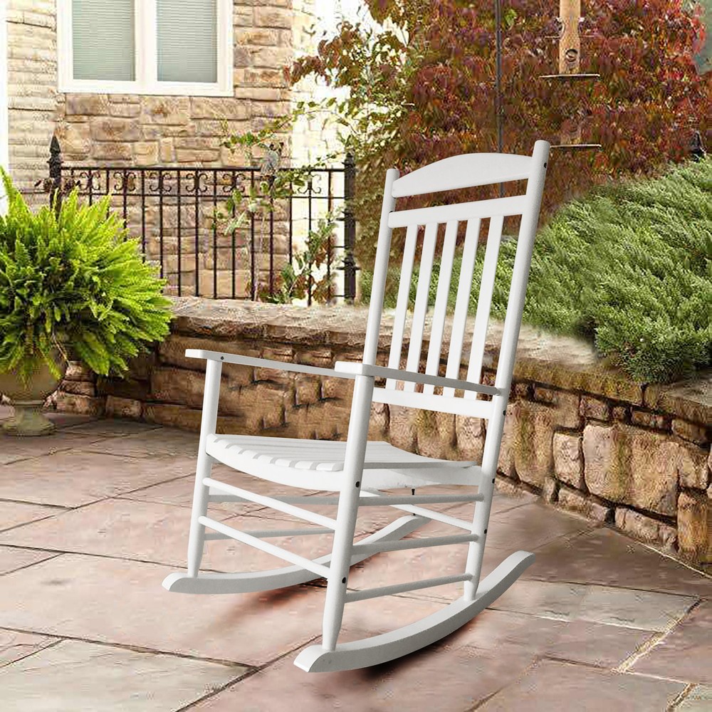 Havana White Rocking Chair Single Seater Modern Design