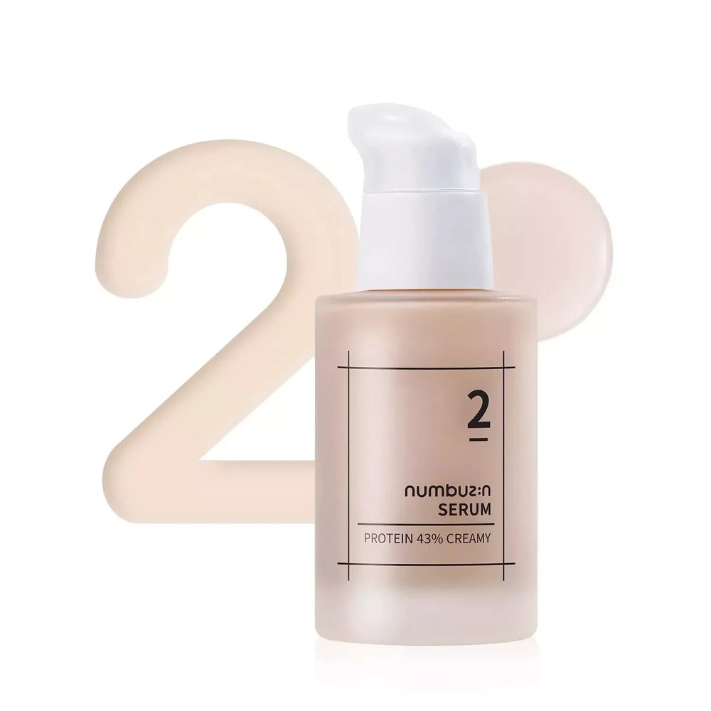 numbuzin No.2 Creamy 43% Protein Serum 50ml - Made in Korea