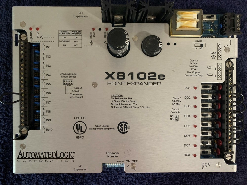 Automated Logic X8102e Point Expander Module-image