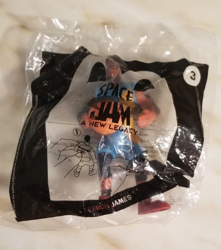 Space Jam A New Legacy LeBron James SEALED 2021 McDonald's Happy Meal Toy #3
