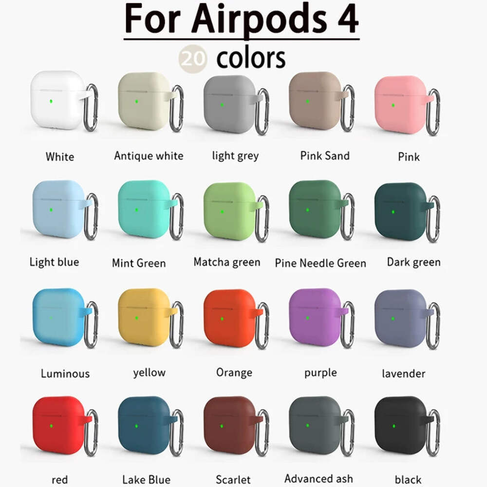 Case For Apple Airpods 4 Case earphone accessories Bluetooth headset silicone Ap