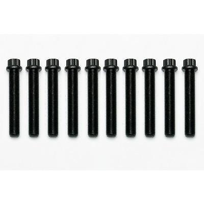 Wilwood 230-14566, Set of 10 Black Steel Bolt Kit 1/2-20 3.00In Wheel Stud Perfo