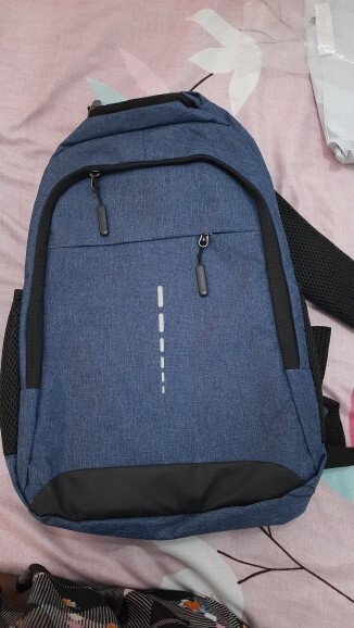 CrossBorder Mens Backpack LOGO Large Capacity Stylish Travel College Student Unisex-image