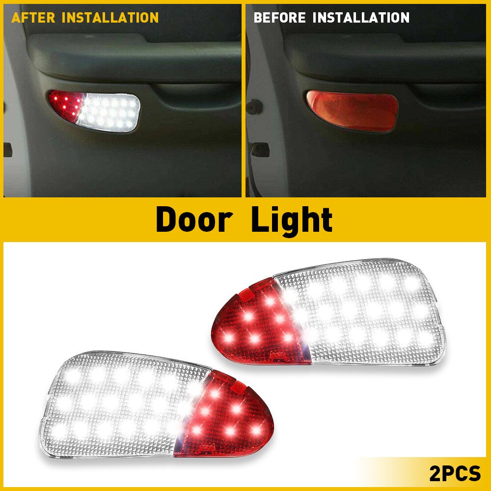 2x LED Interior Door Panel Courtesy Light Lamp Pair For 1997-2003 Ford F150