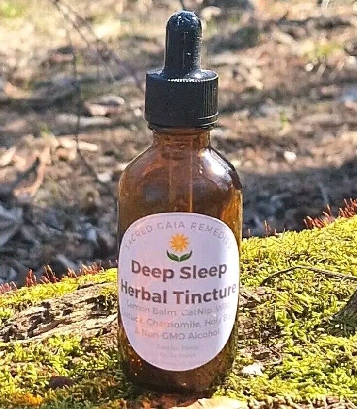 Deep Sleep Tincture, Sleepy Time Tincture, Herbal Extract, Organic Supplement