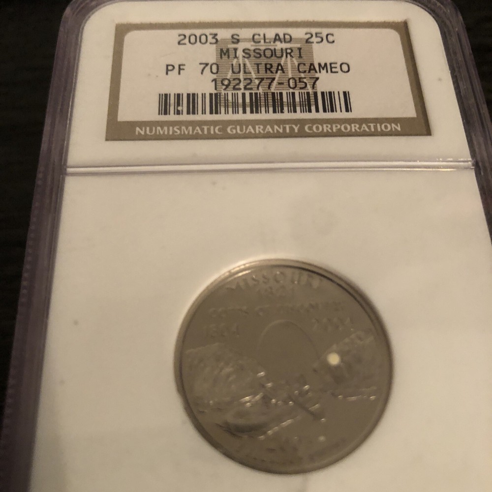 2003-S Proof State Quarter, Missouri,  PF70 Ultra Cameo NGC,