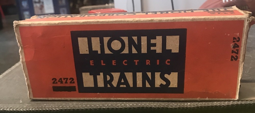Lionel O27 Gauge PRR 477618 Red Tinplate Caboose Car 2472