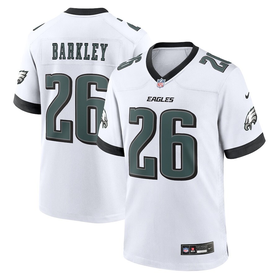 S.Barkley MEN Stitched Jersey White