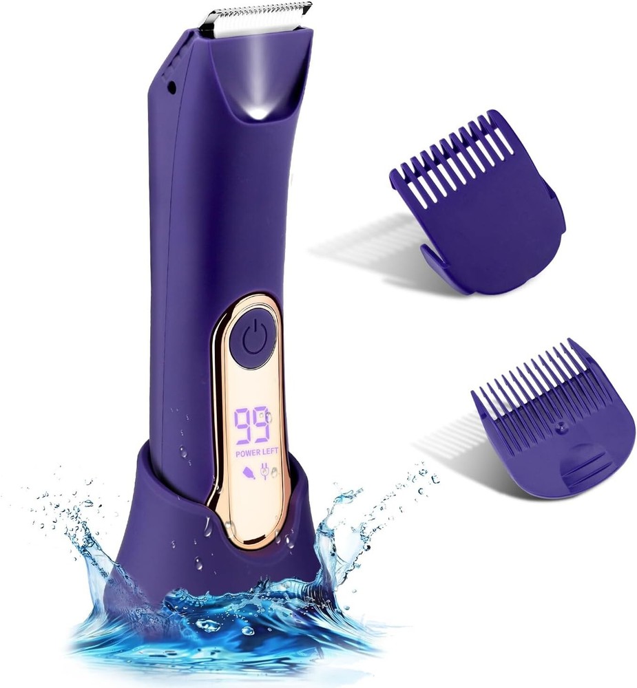 Bikini Trimmer for Women,Wet/Dry Personal Pubic Hair Trimmer Womens Electric ...