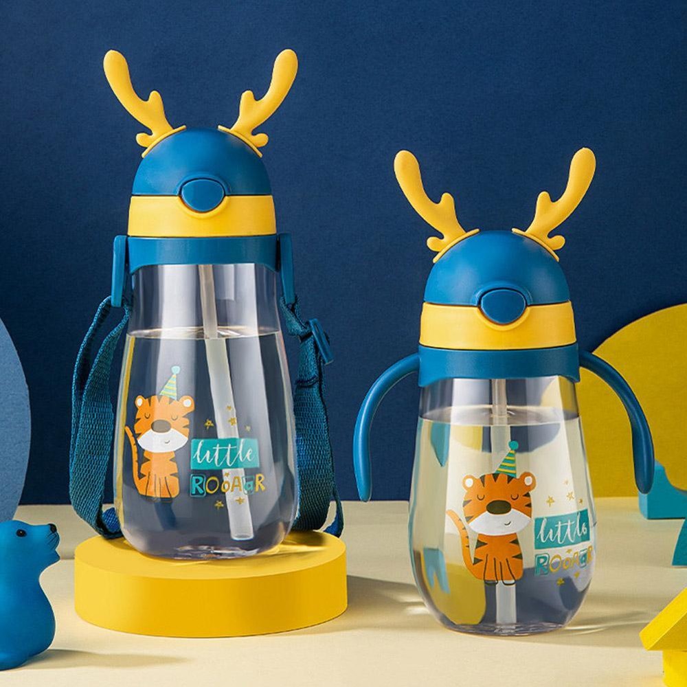 New Design Antlers Drinking Water Leak Proof Water Bottle Children Baby Kid G △ы