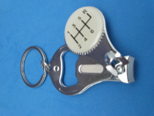6-Speed Multi-Pattern Nail Clipper with Key Ring & Bottle Opener #514