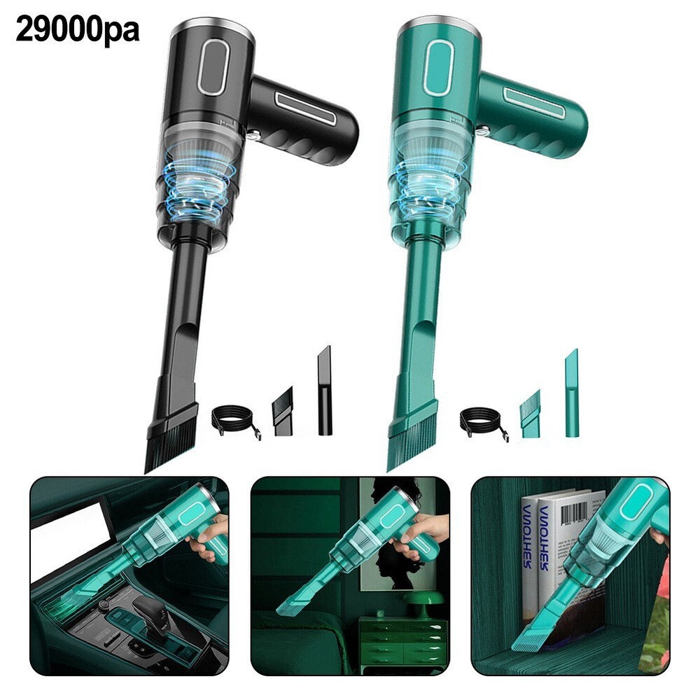 29000PA Cordless Wet Dry Vacuum Cleaner for Cars Home Mini Handheld  