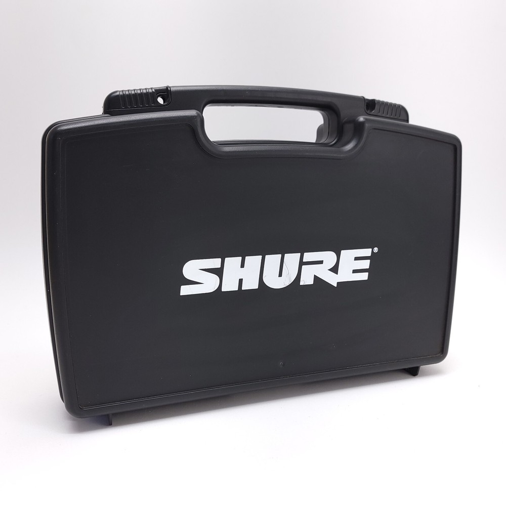 SHURE Microphone Hard Plastic Foam Padded Black Case