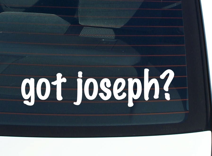 Joseph? Funny Last Name Car Decal Bumper Sticker Vinyl Window Pride