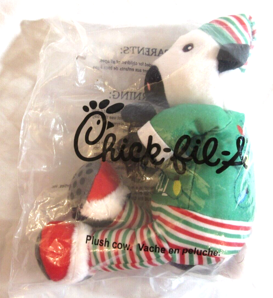Chick-fil-A Plush Holiday Cow Doll Toy Christmas 2022