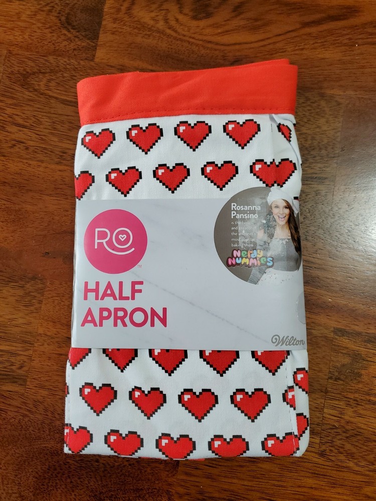 Rosanna Pansino By Wilton Half Apron Heart Design