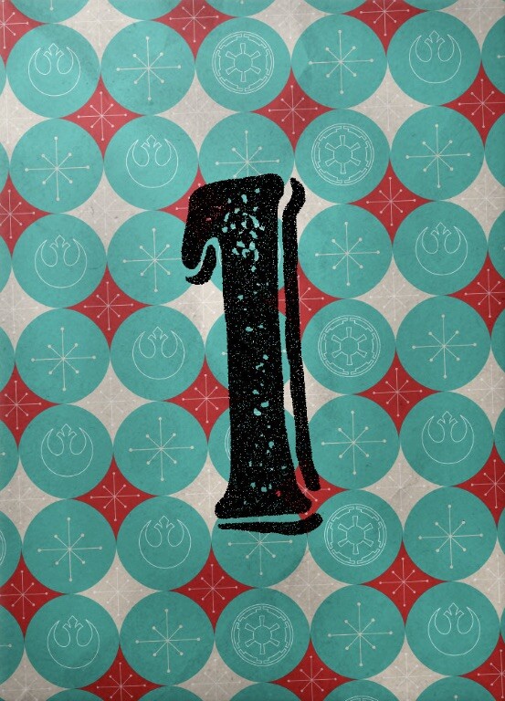 Topps Star Wars Digital Holiday Countdown Calendar Card 1