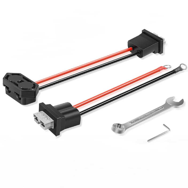 Battery Quick Connect Disconnect Connectors Kit for Trolling Motor For Newport