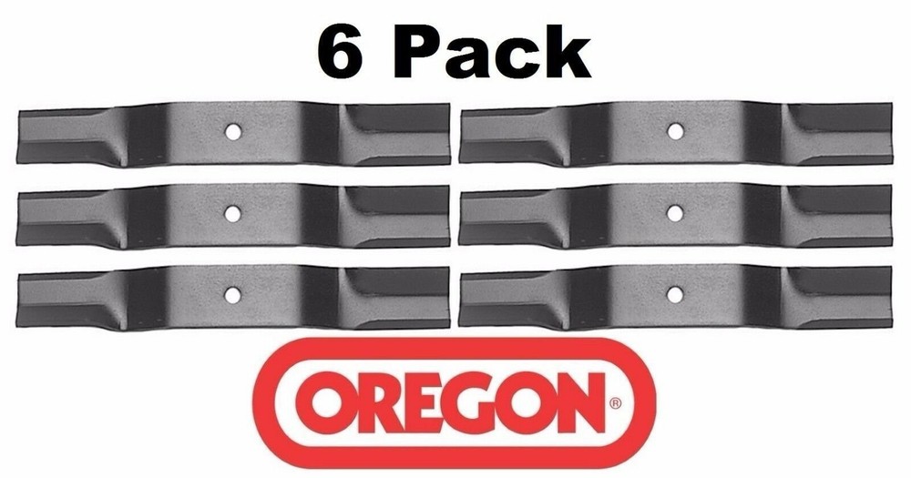 6 Pack Oregon 91-404 Mower Blade for John Deere M135590 M76467 54