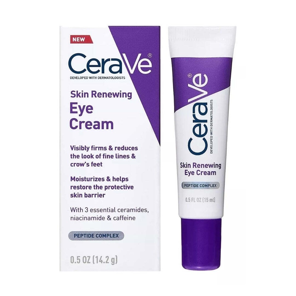 Cerave Skin Renewing Anti-Wrinkle Eye Cream with Caffeine & Peptides 15ml