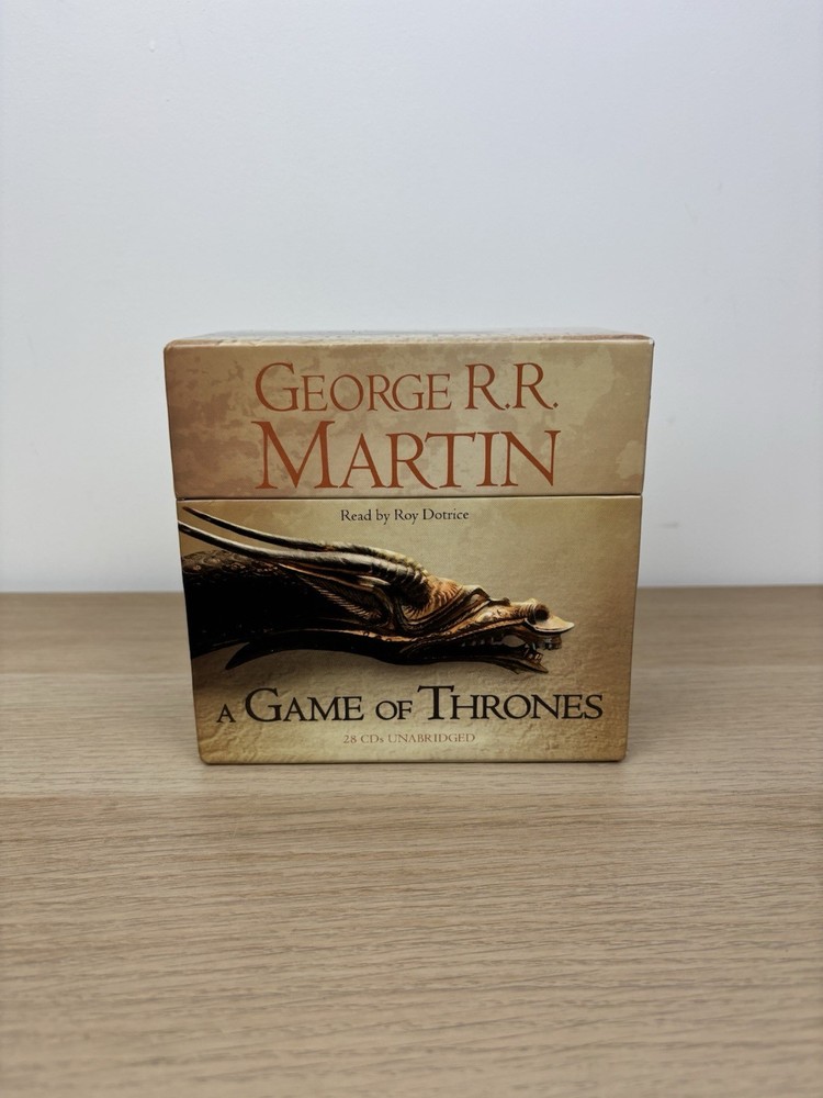 George R R Martin A Game of Thrones 28 CD Audiobook Roy Dotrice Narration