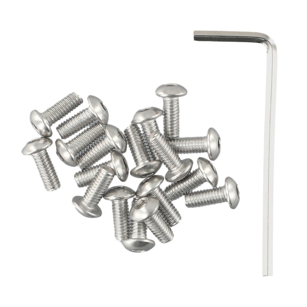 18-Piece Steel Bottom Cover Screws for Ninebot Max G30 Electric Scooter 10x4mm