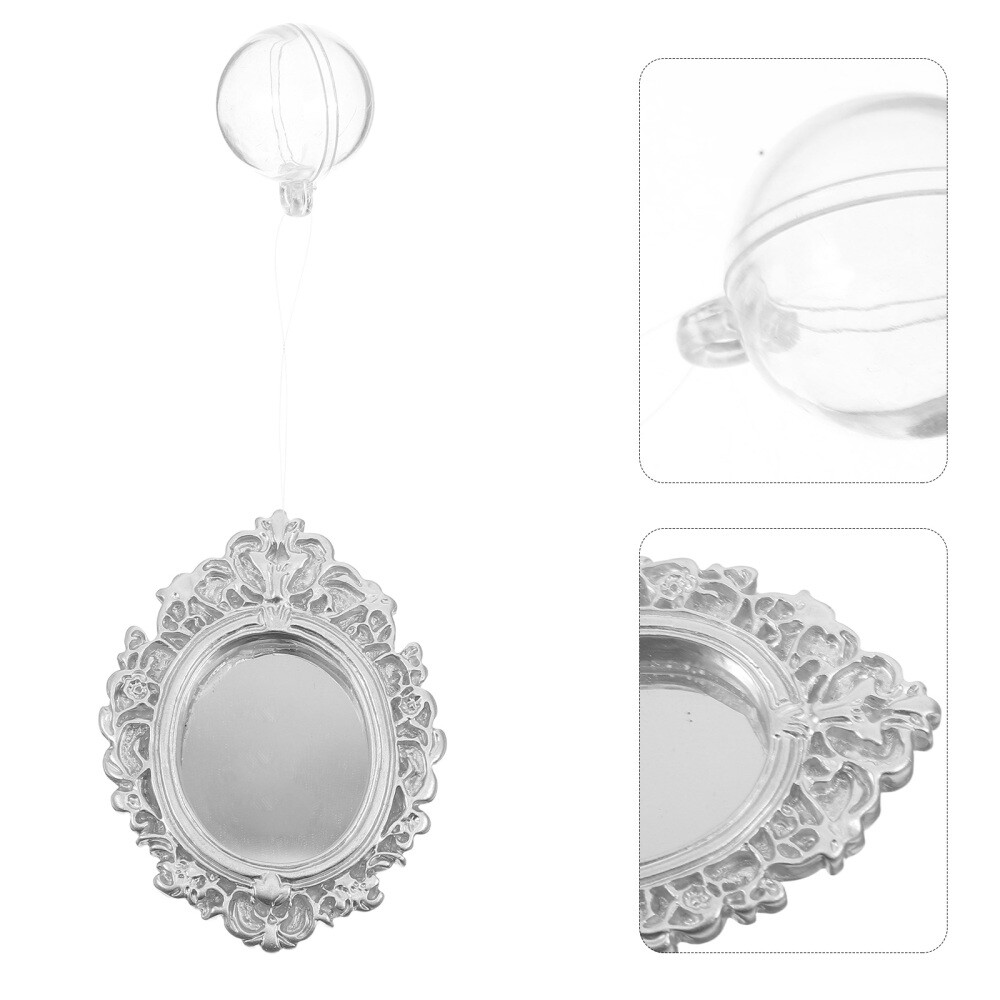 2 Pcs Floating Betta Training Mirror for Aquarium Fish Decor