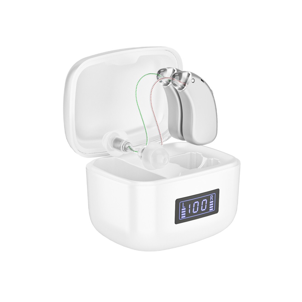 Rechargeable Hearing Aids with Advanced Background Noise Reduction for Seniors