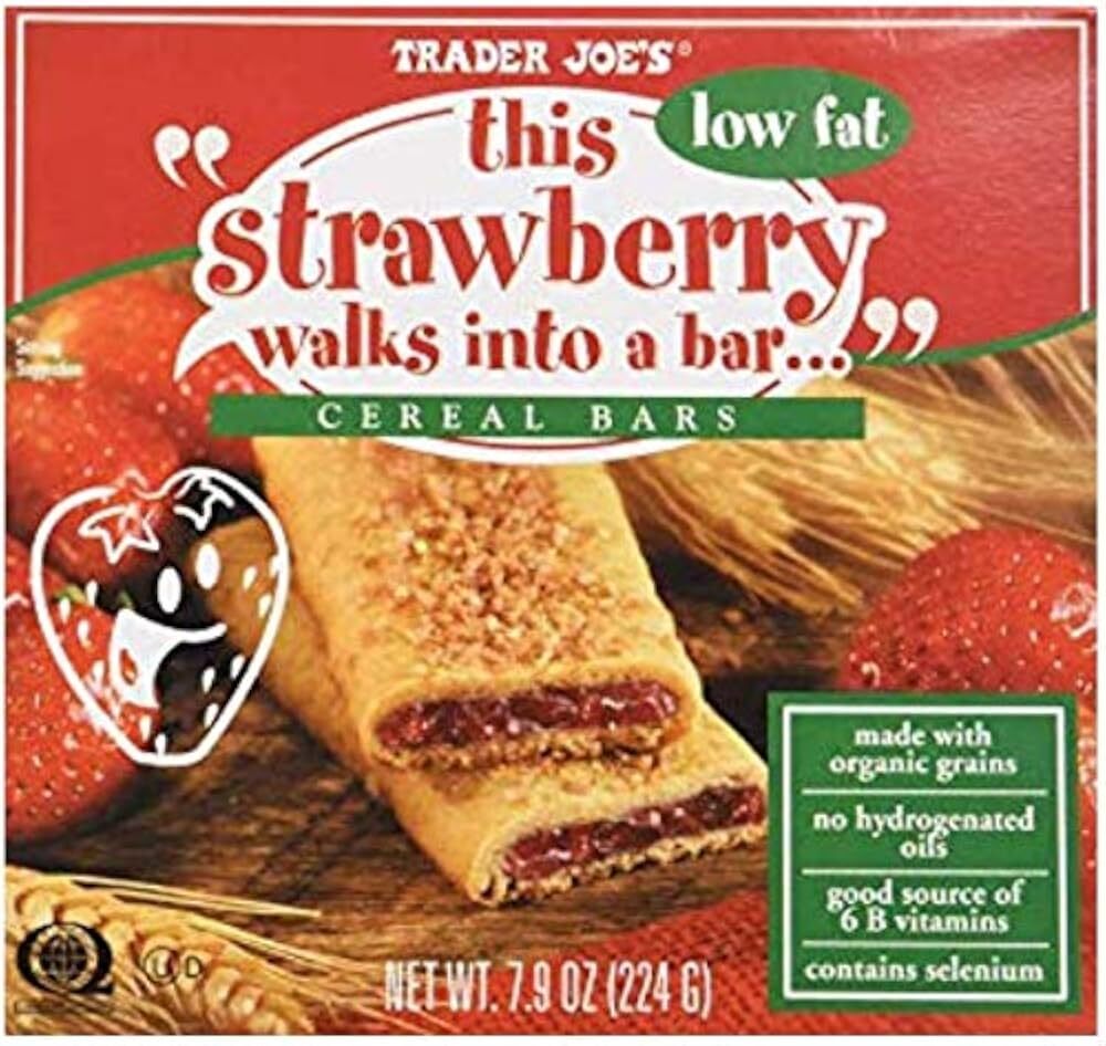 Trader Joe's - This Strawberry Walks Into a Bar Cereal Bars (6-1.3oz Bars) - ...