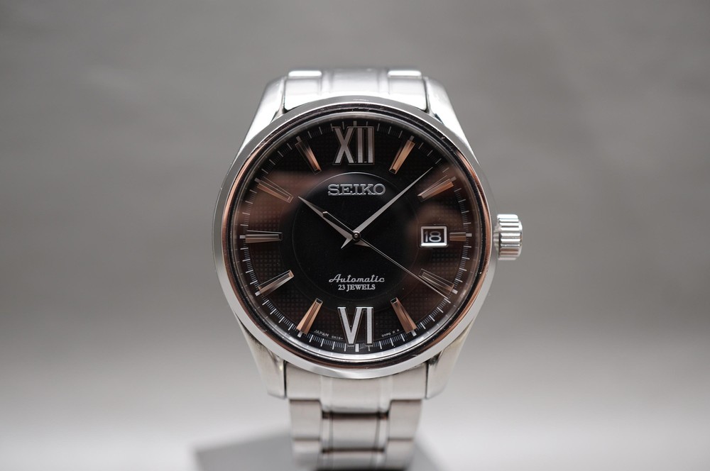 Seiko Presage SARX003 Black Roman Dial Automatic Watch 6R15 JDM