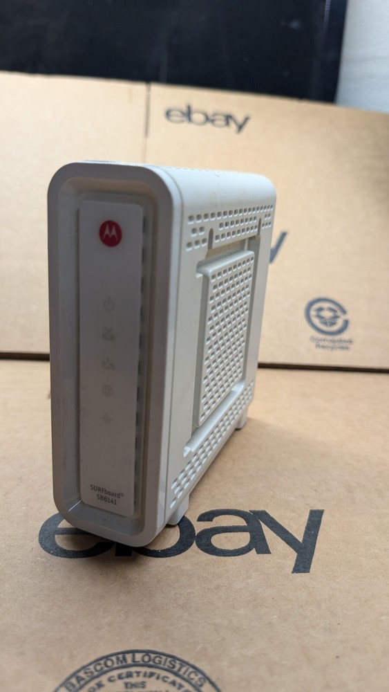 Motorola ARRIS SURFboard SB6141 Cable Modem White USED ( NO CHARGER, no cable )