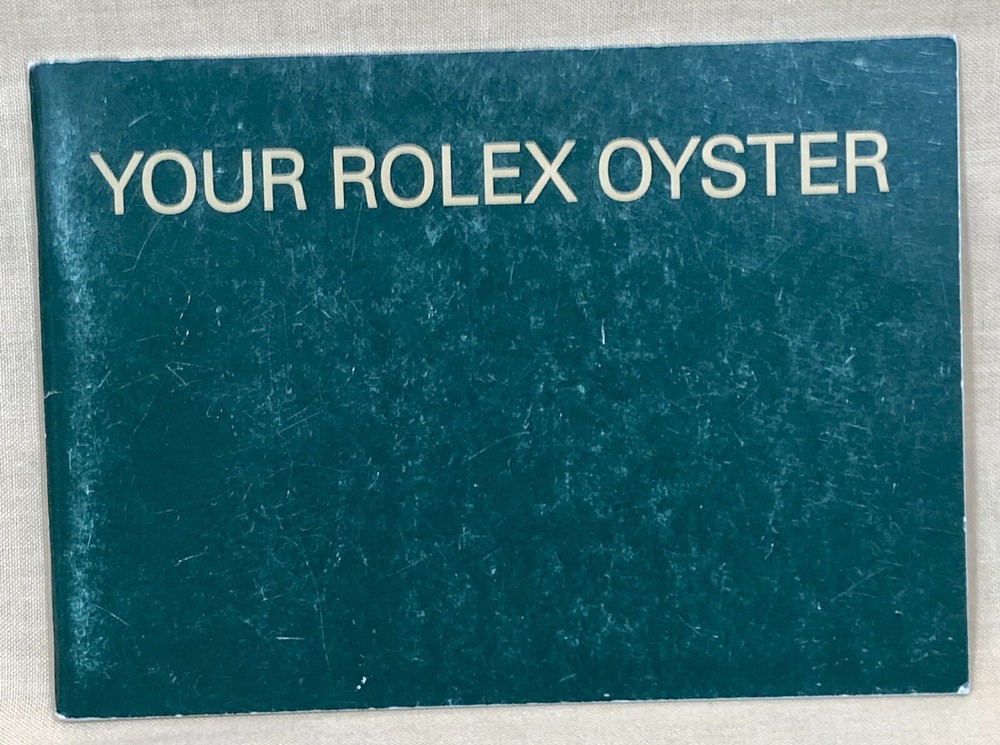2004 Rolex Oyster Booklet Featuring Daytona Submariner GMT Explorer Sea-Dweller Day-Date