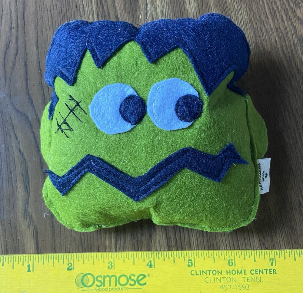 Frankenstein Organic Catnip Cat Kitten Toy Handmade Handcrafted