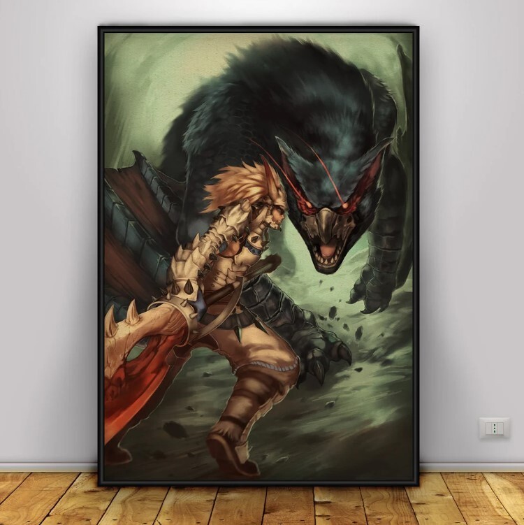 Monster Hunter World Game Poster | Wall Art | Wall Prints 3