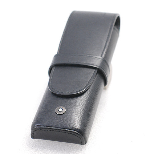 Mont Blanc 4810 Waist Side 2 Pen Pouch/Pen Case Black 15488